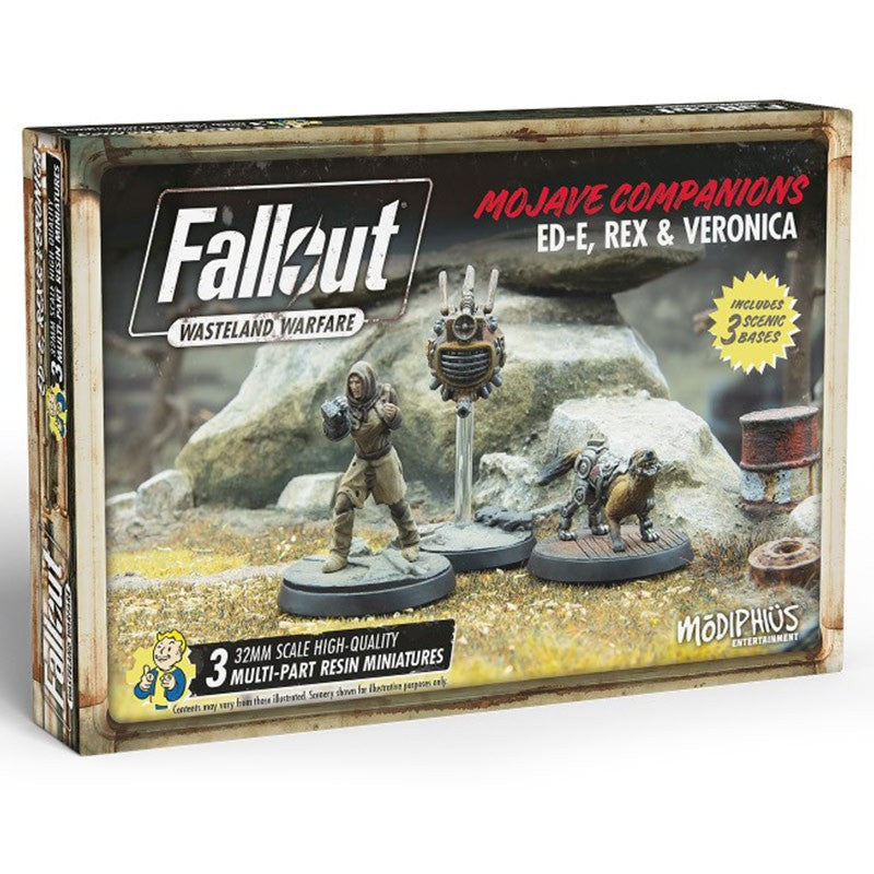Fallout: Wasteland Warfare - Mojave Companions - Ed-E, Rex & Veronica (ONLINE ORDER ONLY)
