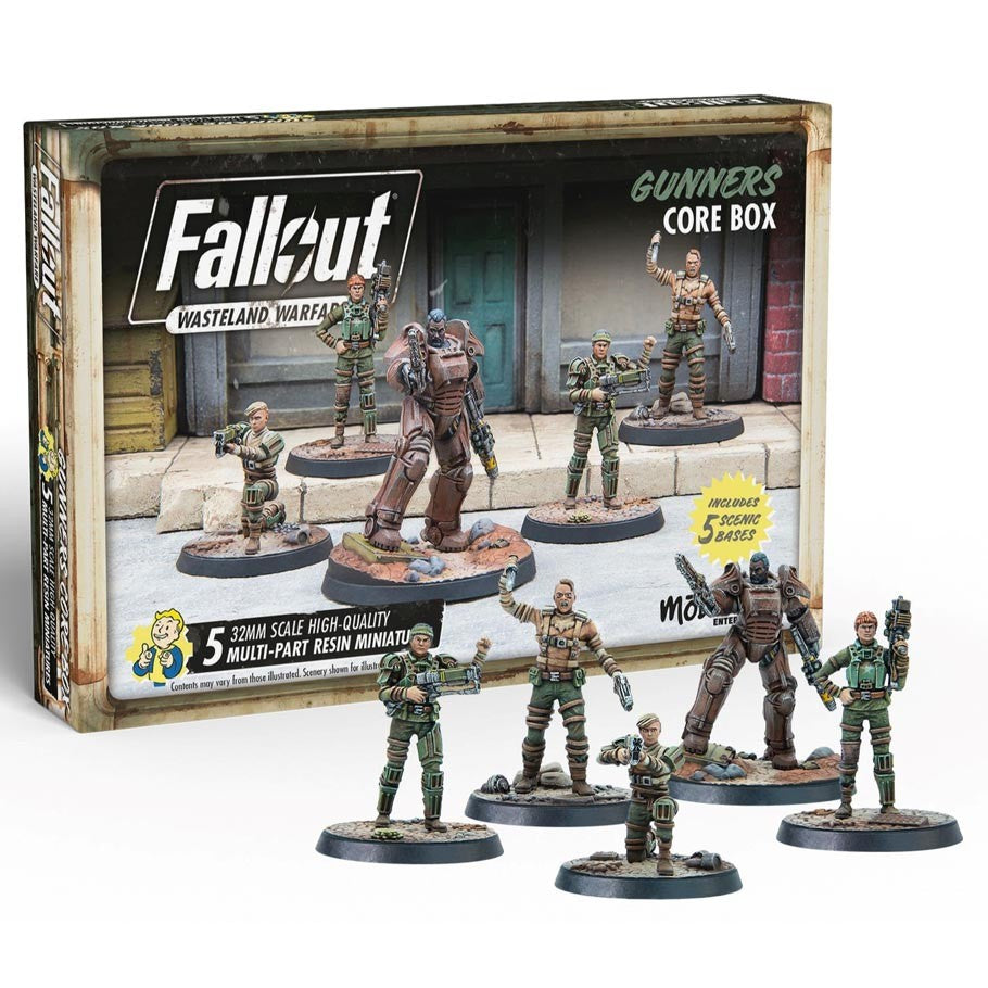 Fallout: Wasteland Warfare - Gunners - Core Box (ONLINE ORDER ONLY)
