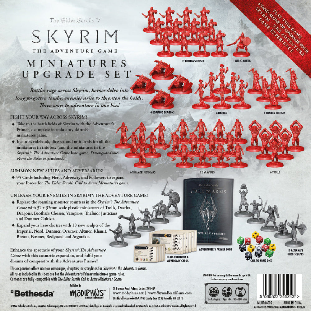 The Elder Scrolls: Skyrim - Adventure Board Game Miniatures Upgrade Set (ONLINE ORDER ONLY)