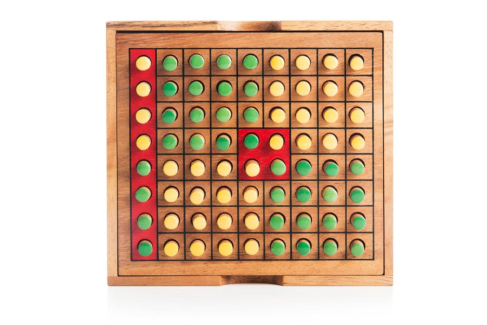 Othello Board Game: Handcrafted Wooden Set for Classic Strategy (Online Order Only)