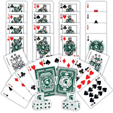 Michigan State Spartans - 2-Pack Playing Cards & Dice Set (ONLINE ORDER ONLY)