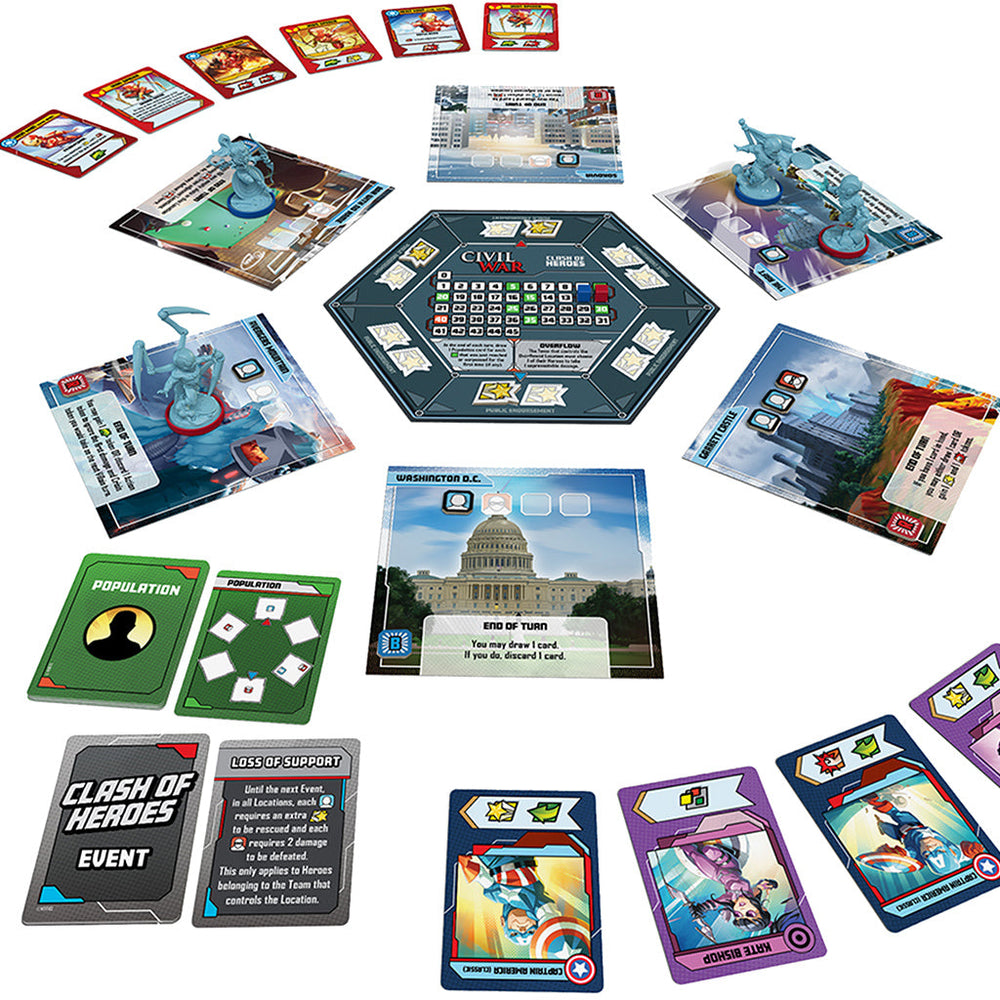 Marvel United: Civil War - Kickstarter Edition (ONLINE ORDER ONLY)