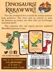 Munchkin 9: Jurassic Snark (ONLINE ORDER ONLY)
