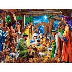 Happy Holidays - Away in a Manger 300 Piece EZ Grip Jigsaw Puzzle (ONLINE ORDER ONLY)