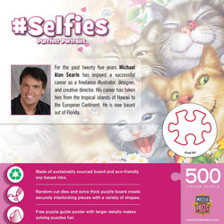 Selfies - Purrfect Portraits 500 Piece Jigsaw Puzzle (ONLINE ORDER ONLY)