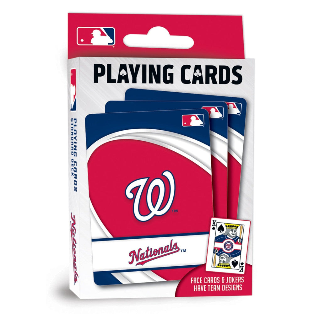 Washington Nationals Playing Cards - 54 Card Deck (ONLINE ORDER ONLY)