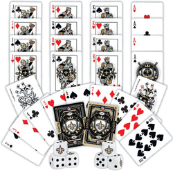 New Orleans Saints - 2-Pack Playing Cards & Dice Set (ONLINE ORDER ONLY)