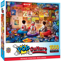 Pop Culture - High Score Hideout 1000 Piece Jigsaw Puzzle (ONLINE ORDER ONLY)