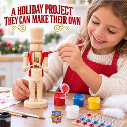 Nutcracker Drummer Wood Paint Set