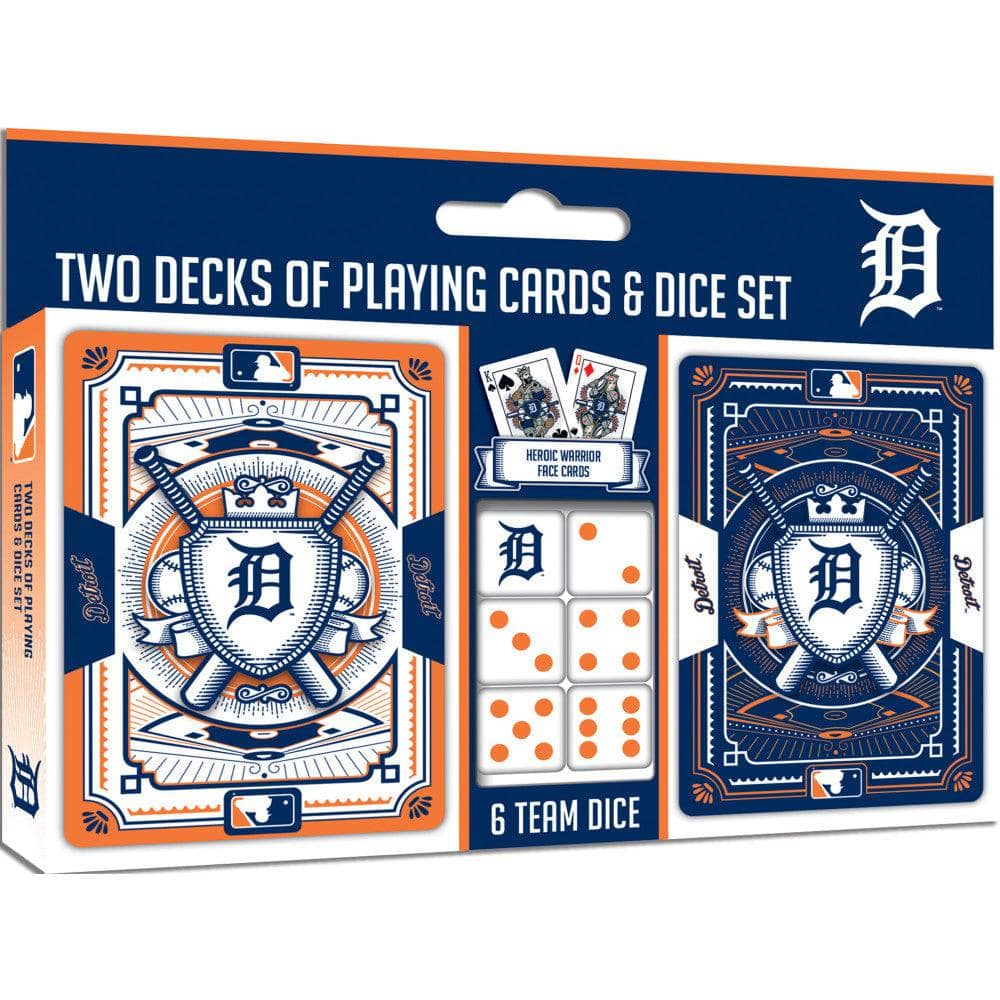 Detroit Tigers - 2-Pack Playing Cards & Dice Set (ONLINE ORDER ONLY)