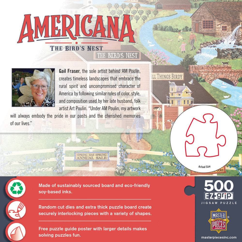 Americana - The Bird's Nest 500 Piece EZ Grip Jigsaw Puzzle (ONLINE ORDER ONLY)