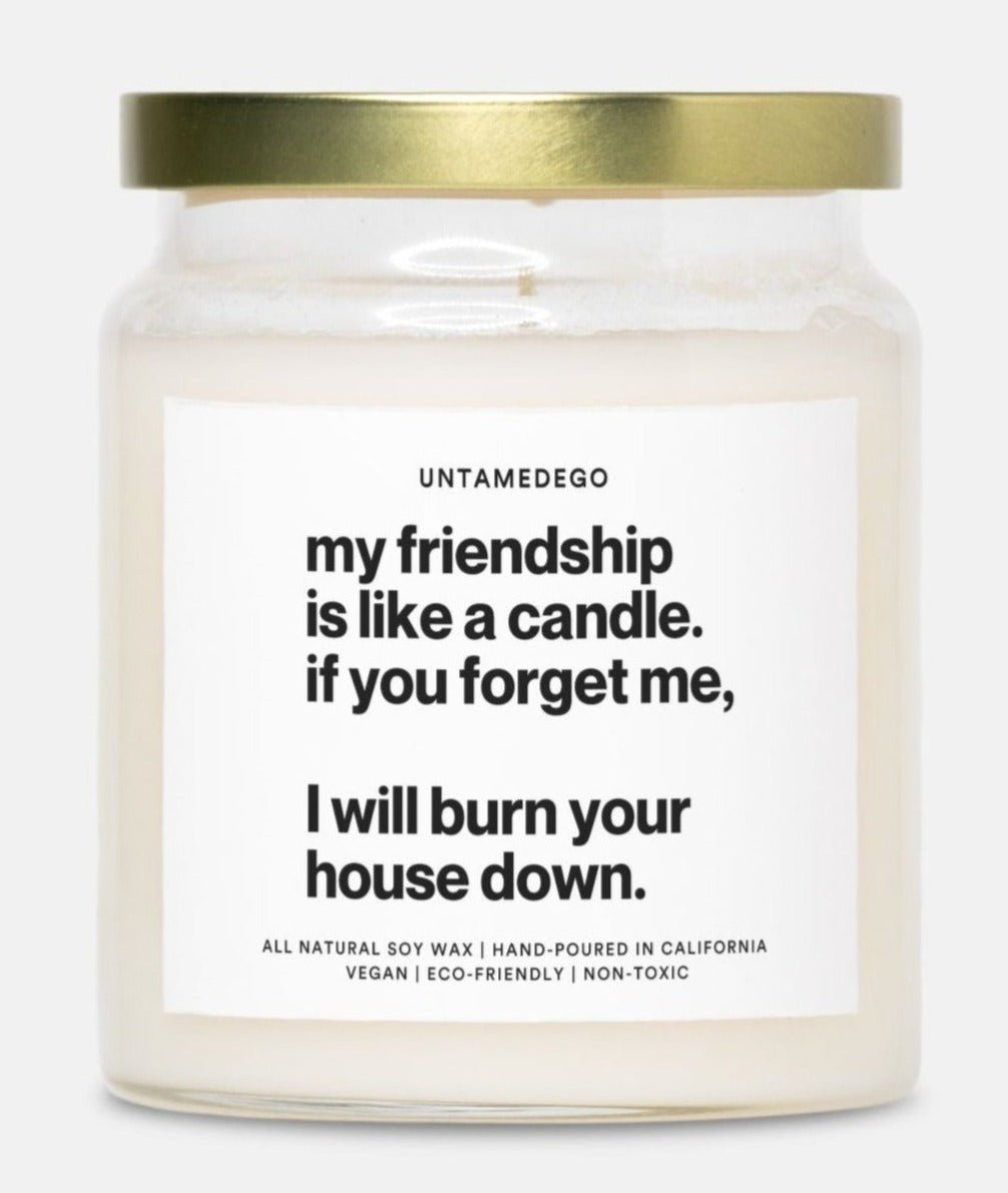 My Friendship Is Like A Candle Hand Poured Candle (ONLINE ORDER ONLY)