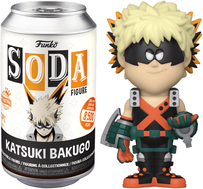 Funko Soda Katsuki Bakugo (International, Sealed) **Shot at Chase** (Online Order Only)