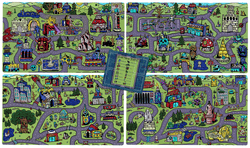 My Town Bundle Set | 4 Playmats and Commander Zone (ONLINE ORDER ONLY)