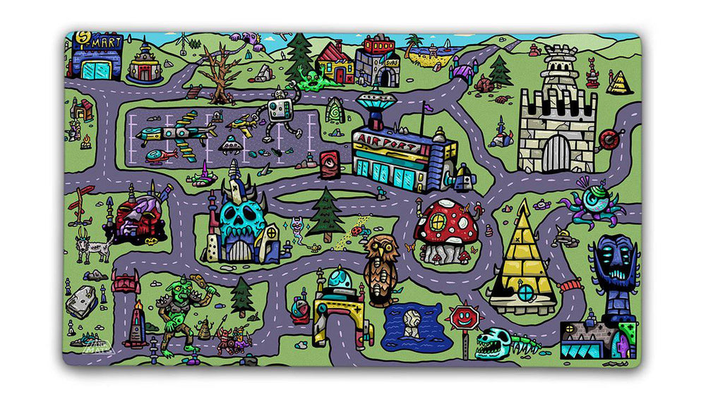 My Town Bundle Set | 4 Playmats and Commander Zone (ONLINE ORDER ONLY)