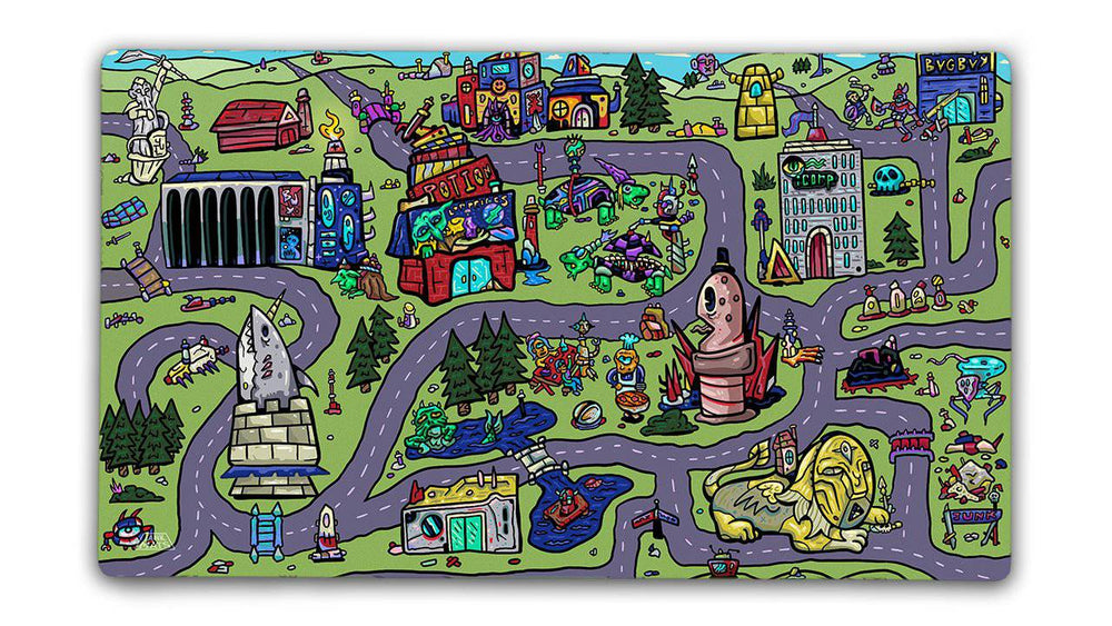My Town Bundle Set | 4 Playmats and Commander Zone (ONLINE ORDER ONLY)