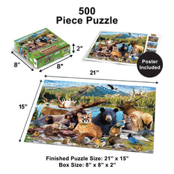 Rocky Mountain National Park 500 Piece Jigsaw Puzzle