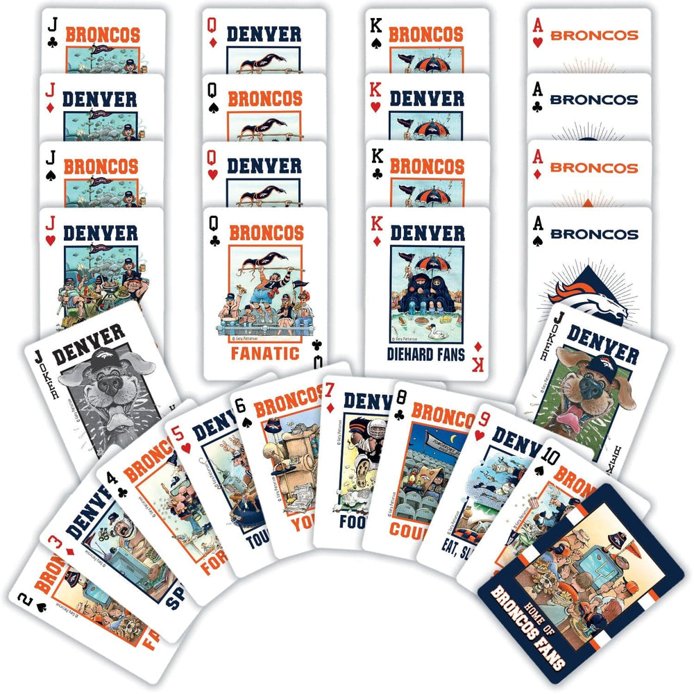 Denver Broncos Fan Deck Playing Cards - 54 Card Deck