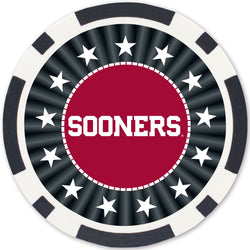 Oklahoma Sooners 100 Piece Poker Chips (ONLINE ORDER ONLY)