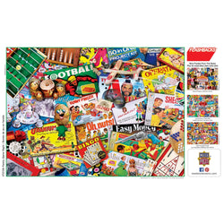 Flashbacks - Family Game Night 1000 Piece Jigsaw Puzzle (ONLINE ORDER ONLY)