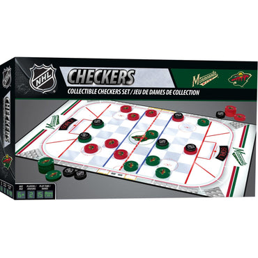 Minnesota Wild Checkers Board Game (ONLINE ORDER ONLY)