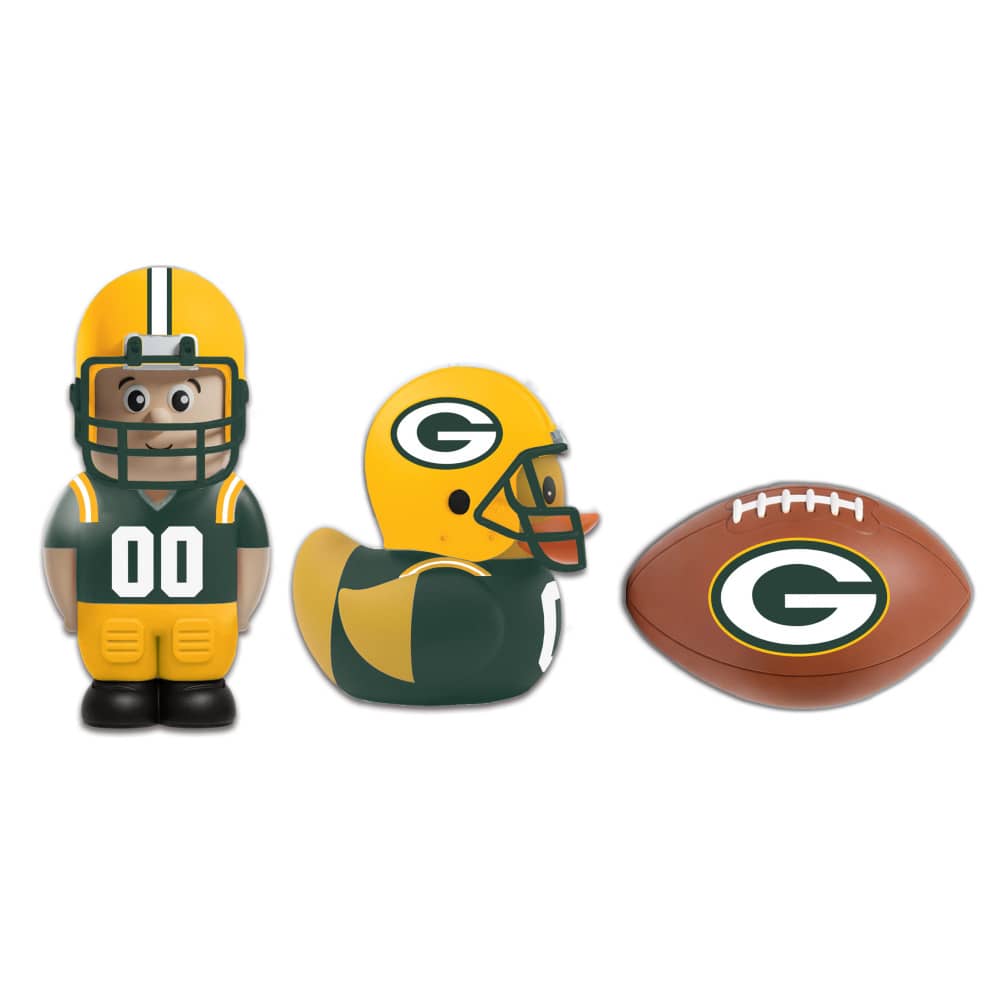 Bathletes - Green Bay Packers NFL Bath Toys (ONLINE ORDER ONLY)