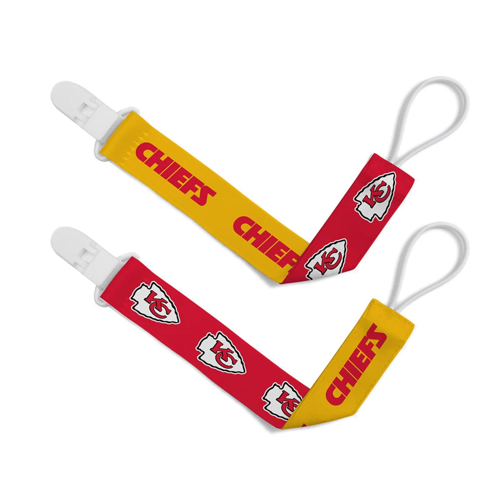 Kansas City Chiefs - Pacifier Clip 2-Pack (ONLINE ORDER ONLY)