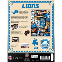 Detroit Lions - Locker Room 500 Piece Jigsaw Puzzle (ONLINE ORDER ONLY)