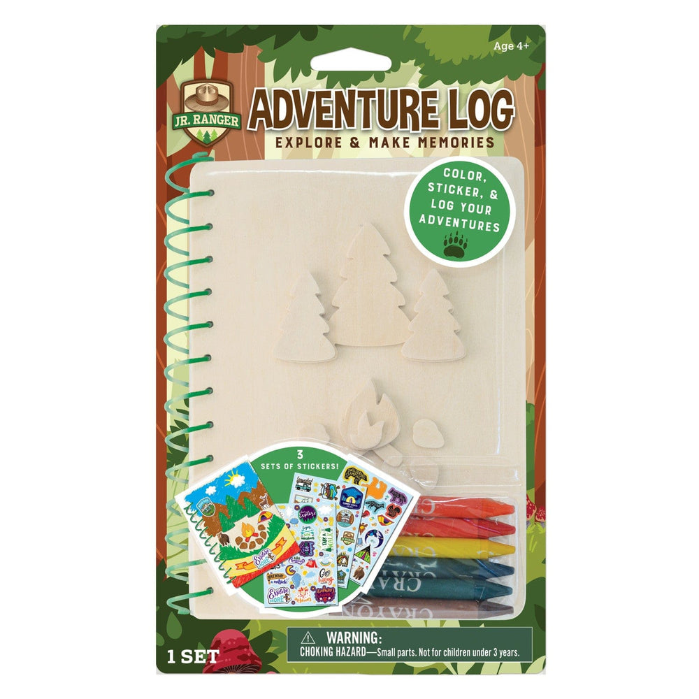 Jr. Ranger - Adventure Log Wood Craft & Paint Kit (ONLINE ORDER ONLY)