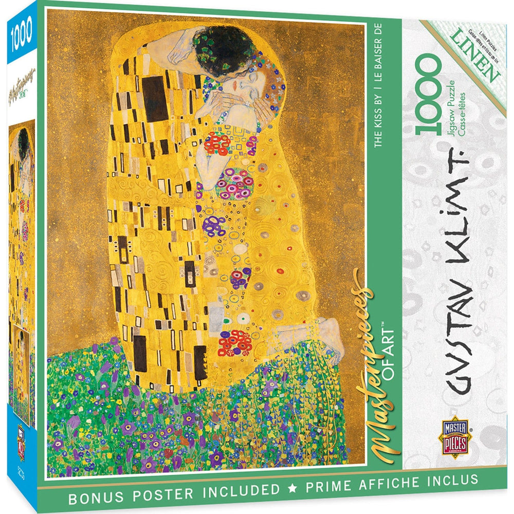 MasterPieces of Art - The Kiss 1000 Piece Jigsaw Puzzle (ONLINE ORDER ONLY)