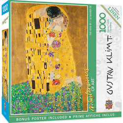 MasterPieces of Art - The Kiss 1000 Piece Jigsaw Puzzle (ONLINE ORDER ONLY)