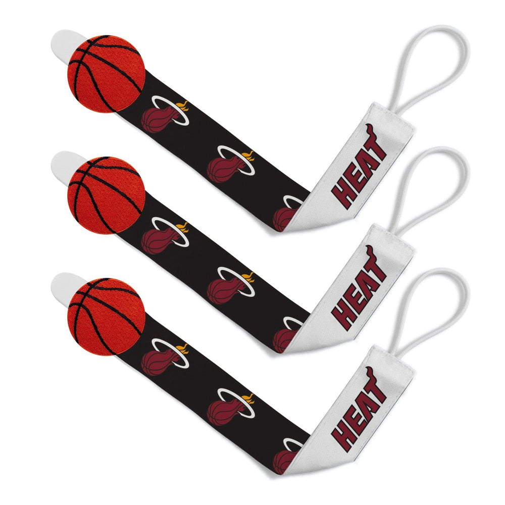 Miami Heat - Pacifier Clip 3-Pack (ONLINE ORDER ONLY)