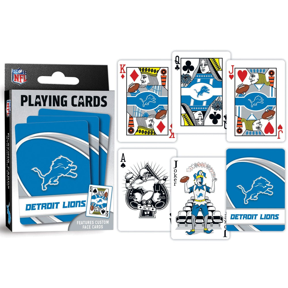 Detroit Lions Playing Cards - 54 Card Deck (ONLINE ORDER ONLY)