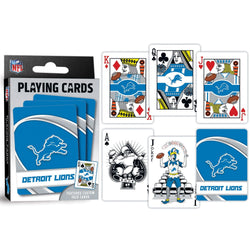 Detroit Lions Playing Cards - 54 Card Deck (ONLINE ORDER ONLY)