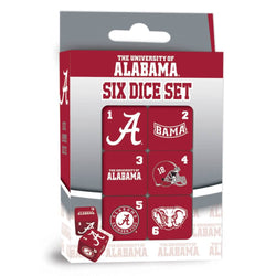 Alabama Crimson Tide Dice Set - 19mm (ONLINE ORDER ONLY)
