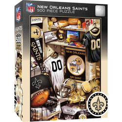 New Orleans Saints - Locker Room 500 Piece Jigsaw Puzzle (ONLINE ORDER ONLY)