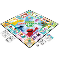 Sesame Street - Elmo & Friends Opoly Junior (ONLINE ORDER ONLY)
