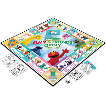 Sesame Street - Elmo & Friends Opoly Junior (ONLINE ORDER ONLY)