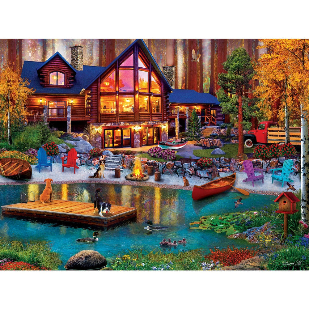 Lazy Days - Cabin in the Cove 750 Piece Jigsaw Puzzle (ONLINE ORDER ONLY)