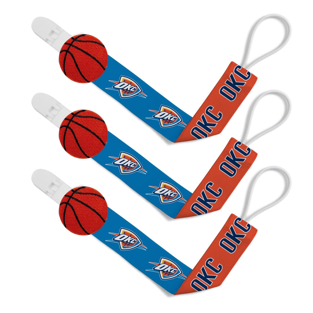 Oklahoma City Thunder - Pacifier Clip 3-Pack (ONLINE ORDER ONLY)