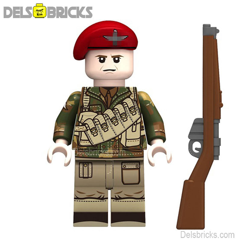 World War 2 British Airborne "Red Devils" Soldier Custom Lego Minifigures Toys (ONLINE ORDER ONLY)