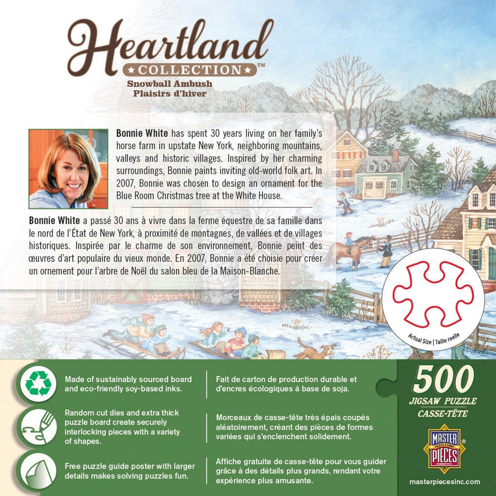 Heartland - Snowball Ambush 500 Piece Jigsaw Puzzle (ONLINE ORDER ONLY)