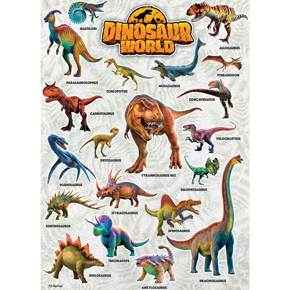 Dinosaur World 1000 Piece Jigsaw Puzzle (ONLINE ORDER ONLY)
