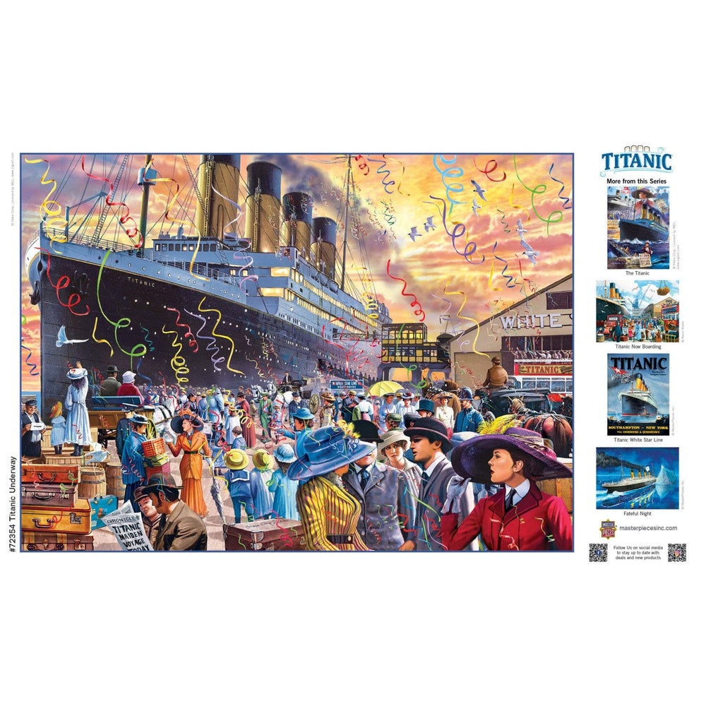 Titanic - Underway 1000 Piece Jigsaw Puzzle (ONLINE ORDER ONLY)
