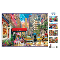 Travel Diary - Fifth Avenue, NYC 500 Piece Jigsaw Puzzle