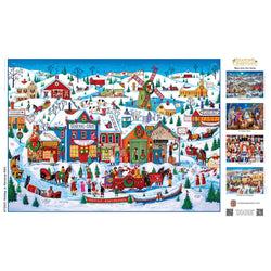 Season's Greetings - Holiday in Harmony Hills 1000 Piece Jigsaw Puzzle (ONLINE ORDER ONLY)