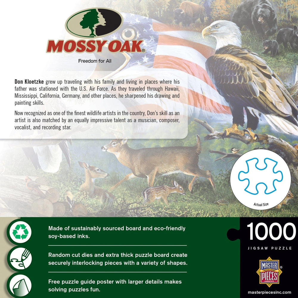 Mossy Oak - Freedom for All 1000 Piece Jigsaw Puzzle (ONLINE ORDER ONLY)