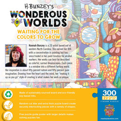 Wonderous Worlds - Waiting for the Colors to Grow 300 Piece EZ Grip Jigsaw Puzzle (ONLINE ORDER ONLY)