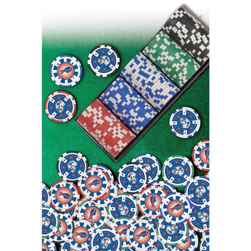 Buffalo Bills 100 Piece Poker Chips (ONLINE ORDER ONLY)