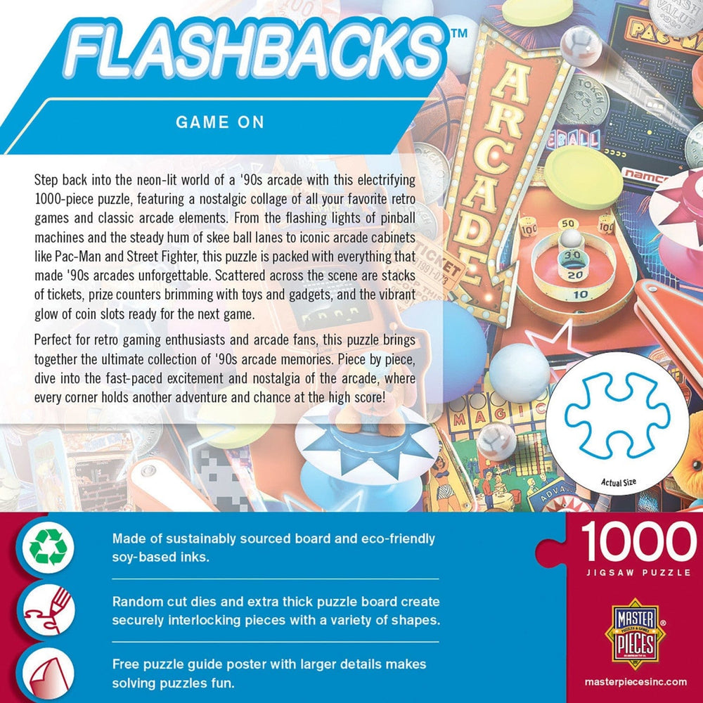 Flashbacks - Game On 1000 Piece Jigsaw Puzzle (ONLINE ORDER ONLY)